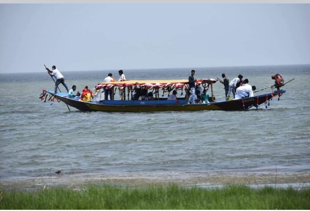 Jala Ratha Yatra on Chilika Lake
