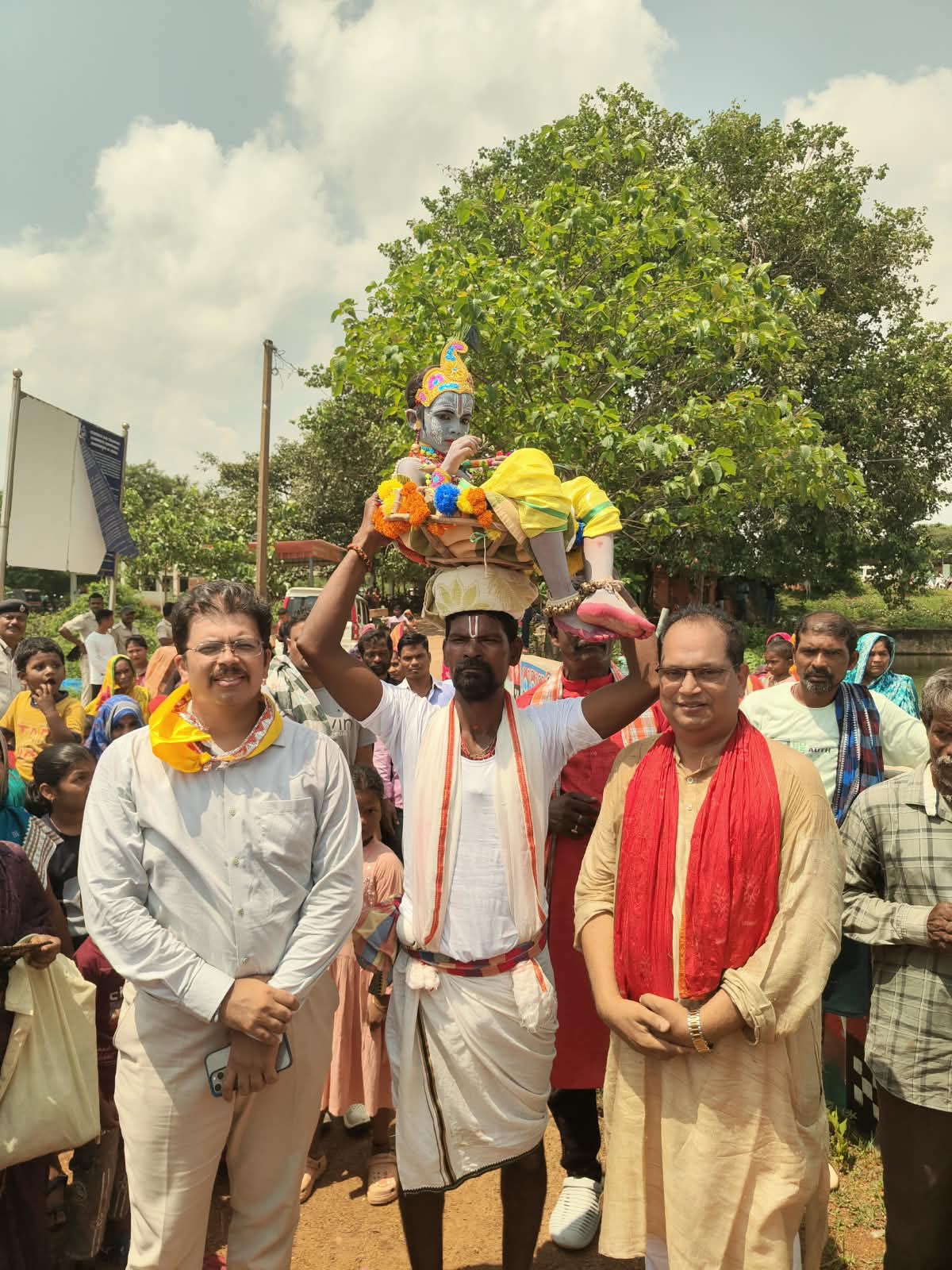 Dr. Sahoo at Nanda Utsav